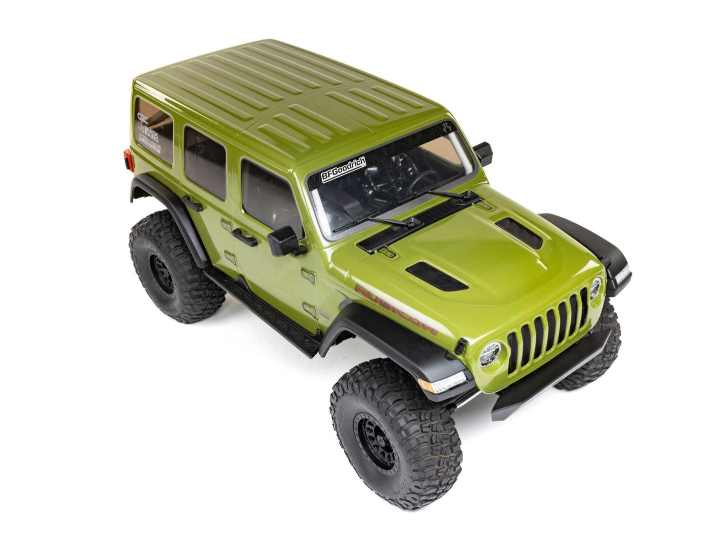 1/6 SCX6 Jeep JLU Wrangler 4WD Rock Crawler RTR: Green