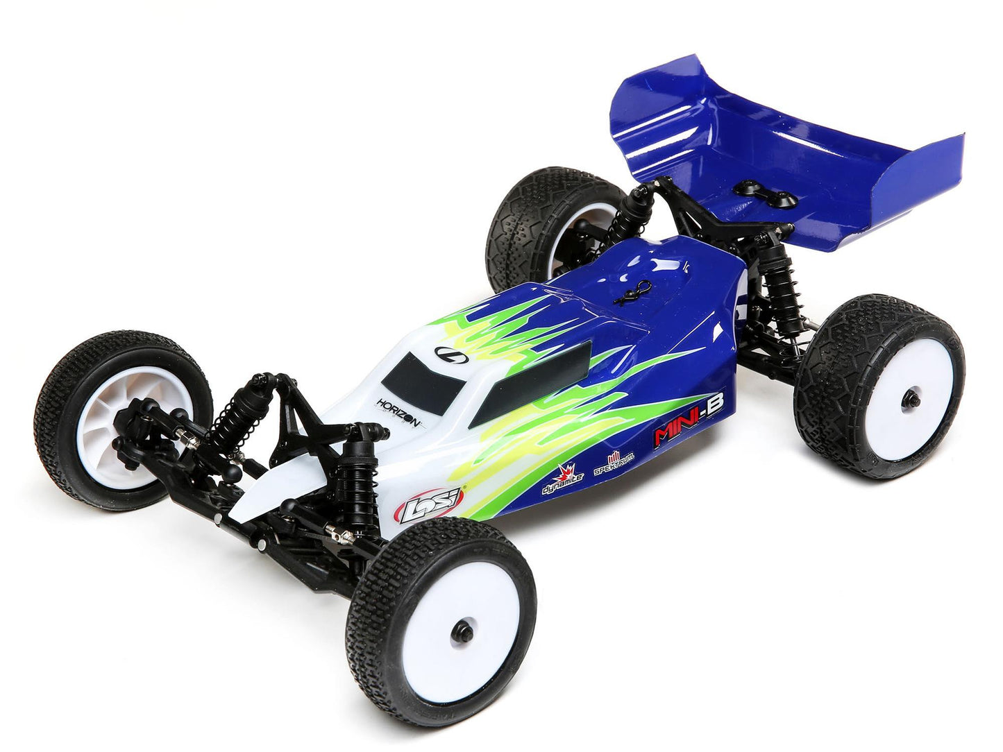 Mini-B: 1/16th 2wd Buggy Blue/White