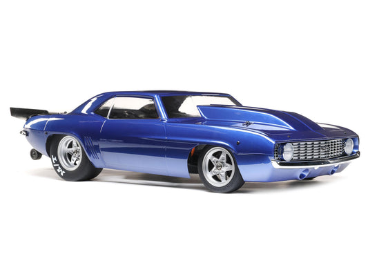 69 Camaro 22S Drag Car, BL RTR, Blue: 1/10 2WD