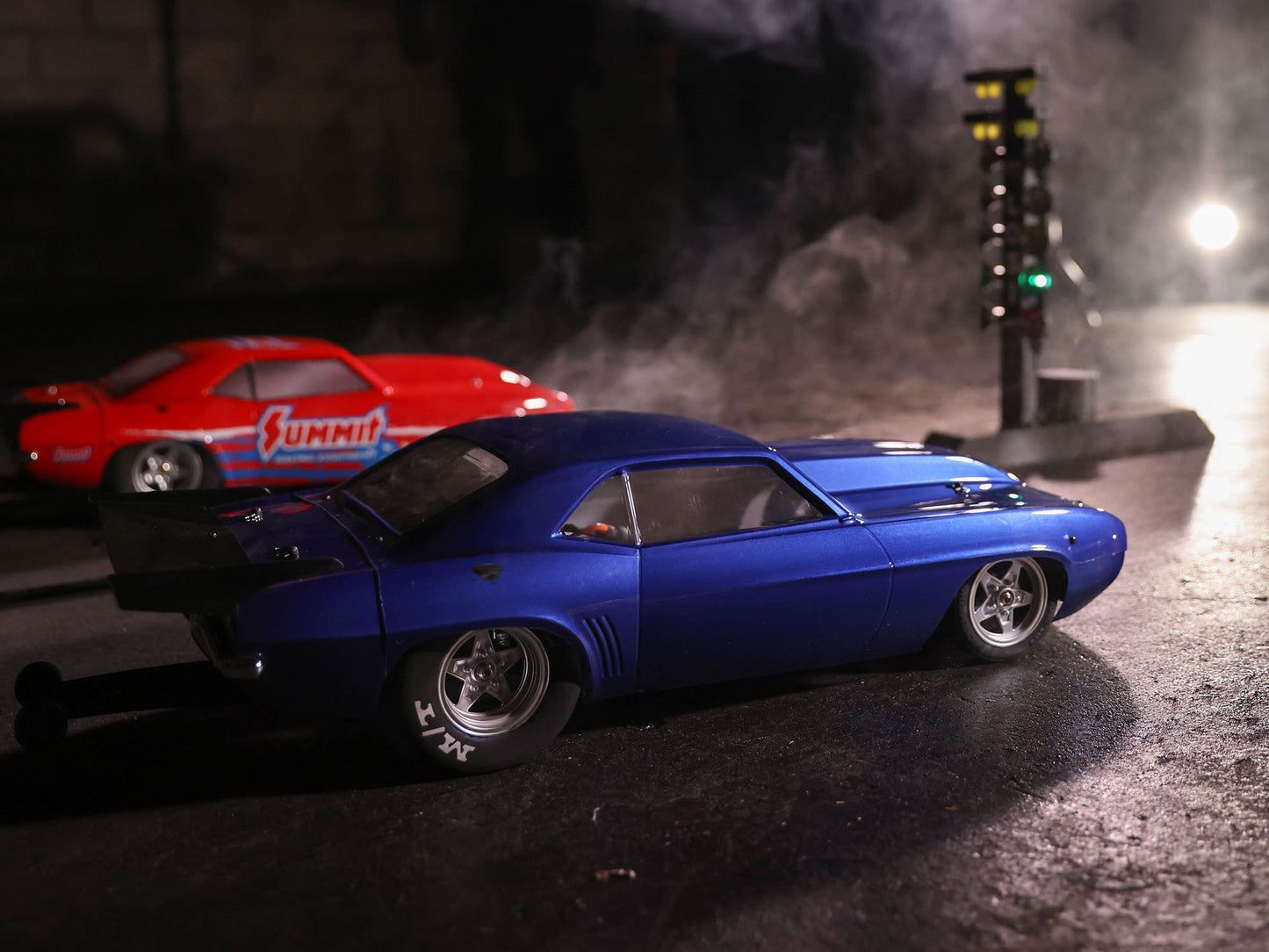 69 Camaro 22S Drag Car, BL RTR, Blue: 1/10 2WD