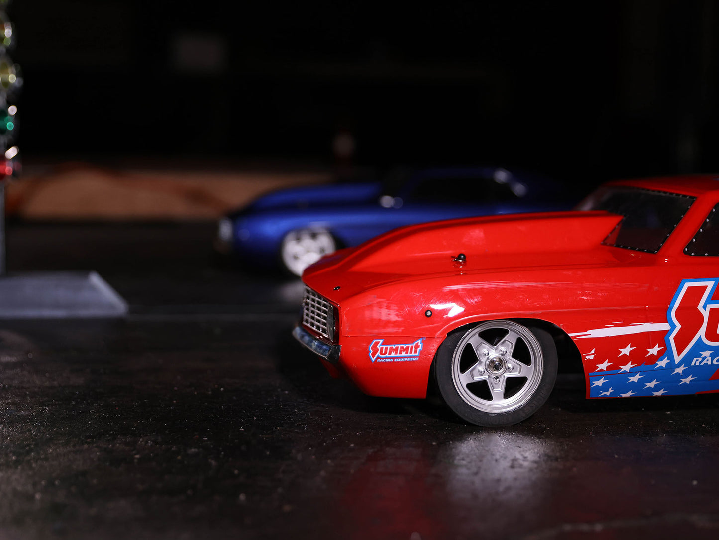 69 Camaro 22S Drag Car, BL RTR, Blue: 1/10 2WD