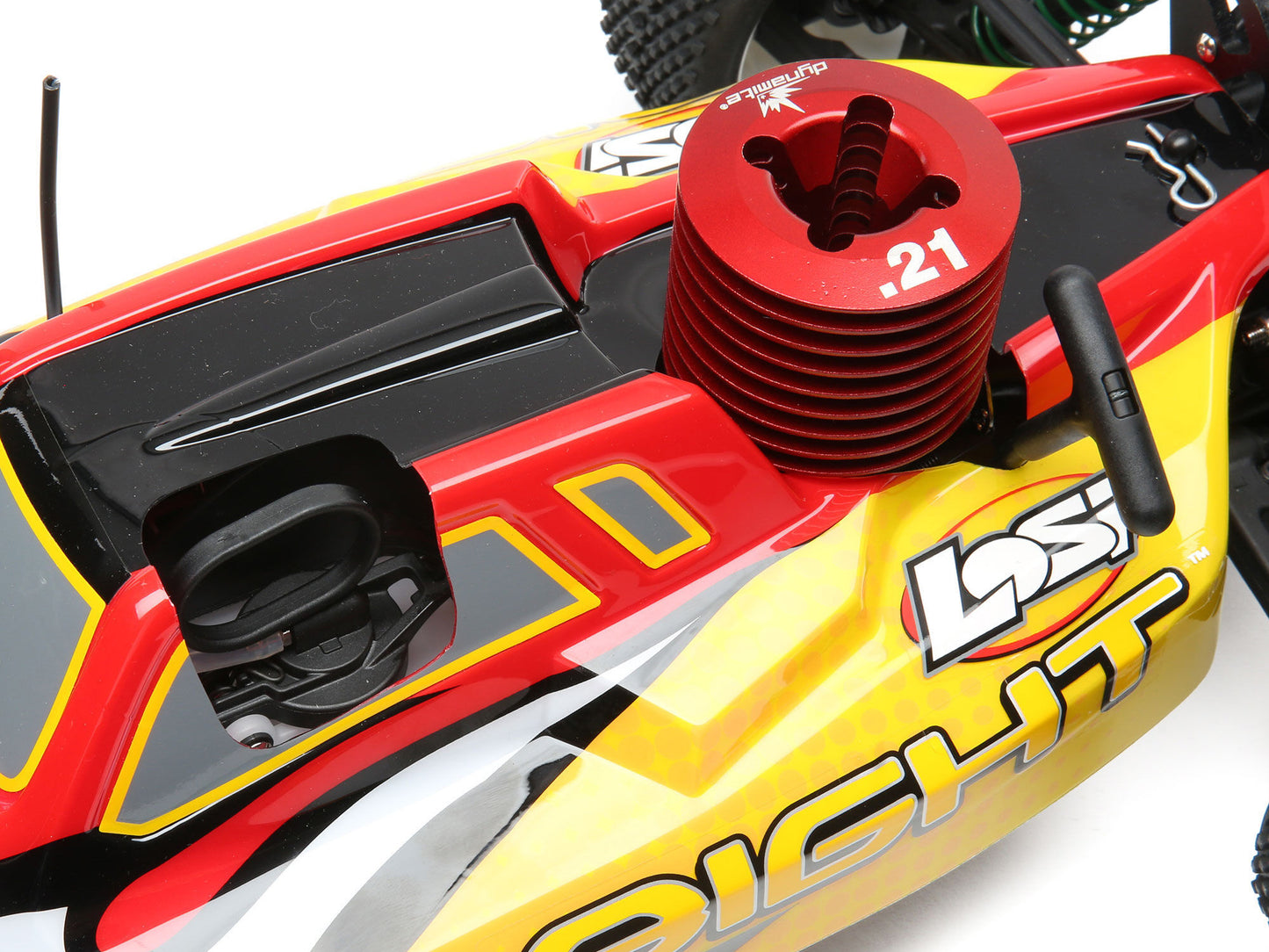 1/8 8IGHT 4WD Nitro Buggy RTR, Red/Yellow