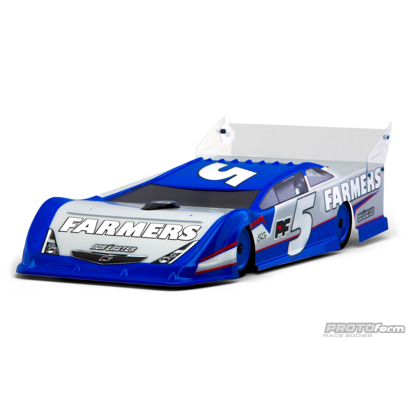 1/10 Nor'easter Clear Body: Dirt Oval Late Model