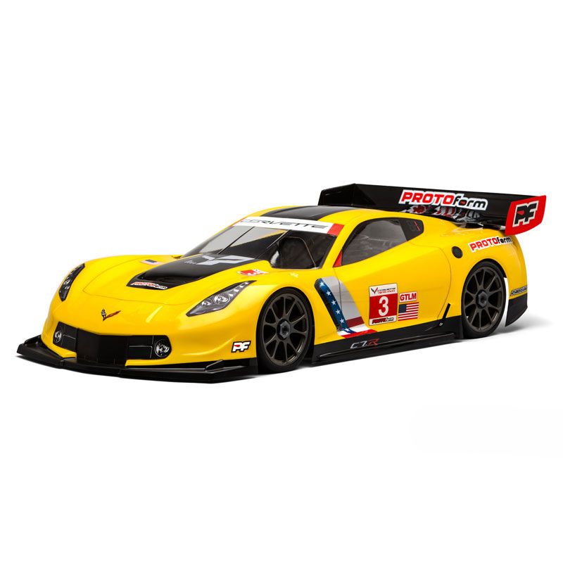 1/8 Chevrolet Corvette C7.R Clear Body: 1:8 GT (Long Wheelba