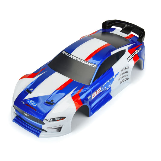 1/8 2021 Ford Mustang Painted Body (Blue): Vendetta & Infrac