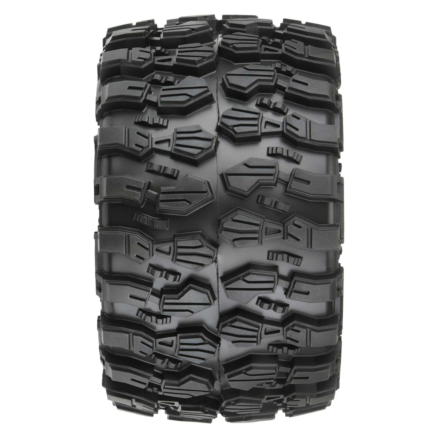 1/10 Hyrax Front/Rear 2.8" MT  tyres Mounted 12mm Blk Raid (2