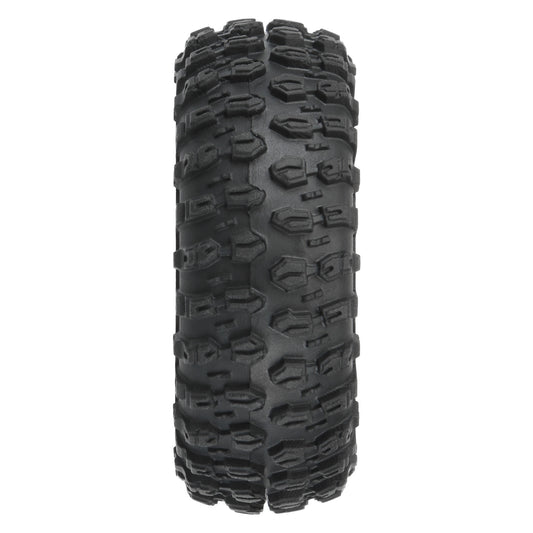 1/24 Hyrax Front/Rear 1.0"  tyres Mounted 7mm Black Impulse (