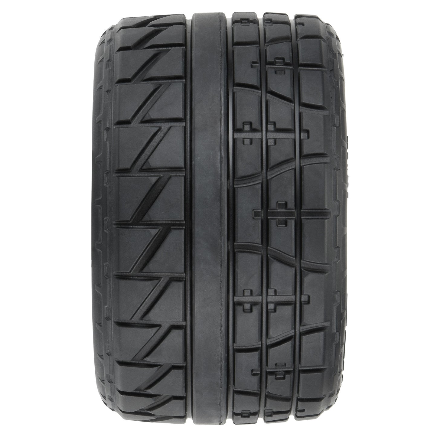 1/8 Menace HP BELTED Fr/Rr 3.8" MT  tyres Mounted 17mm Black