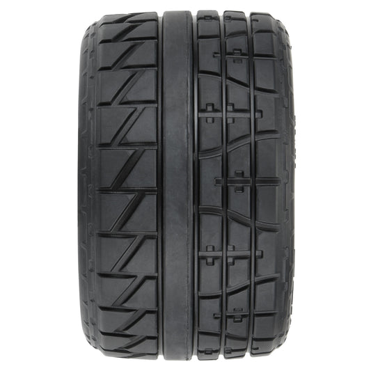 1/8 Menace HP BELTED Fr/Rr 3.8" MT  tyres Mounted 17mm Black