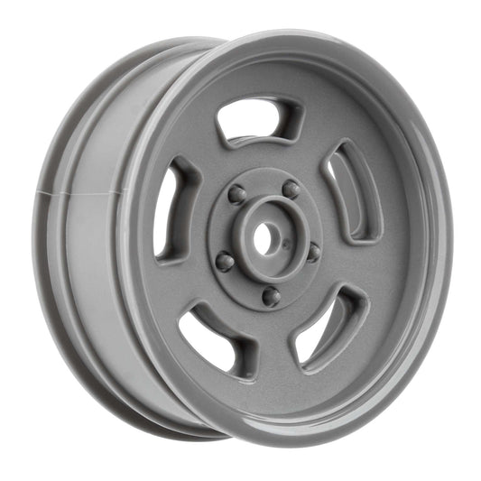 1/10 Slot Mag Drag Spec Front 2.2" 12mm Drag Wheels (2) Gray