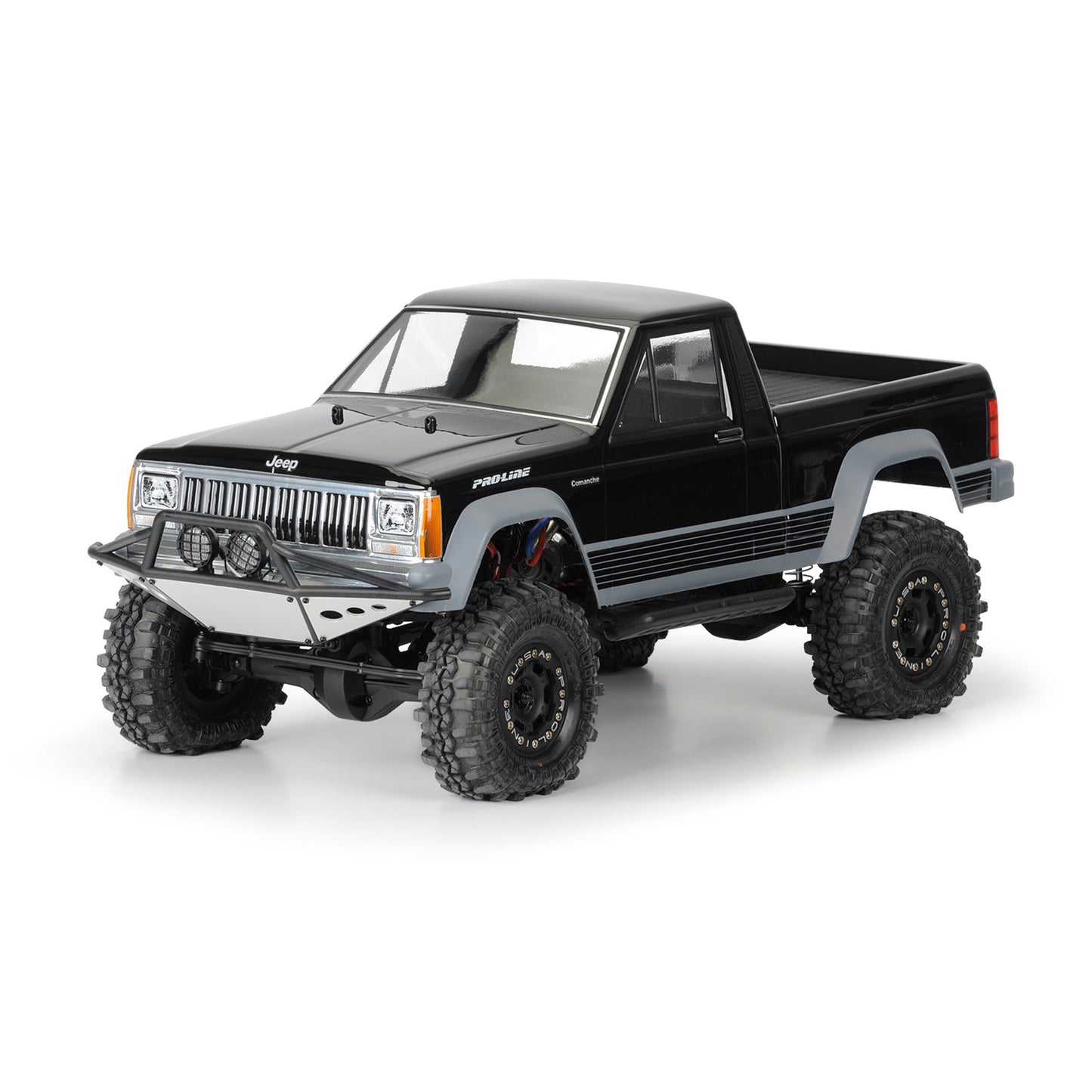 1/10 Jeep Comanche Full Bed Clear Body 12.3" (313mm) WB Crwl