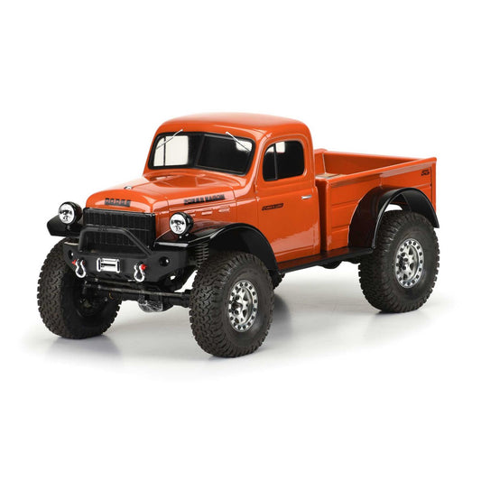 1/10 1946 Dodge Power Wagon Clear Body 12.3" (313mm) WB Craw