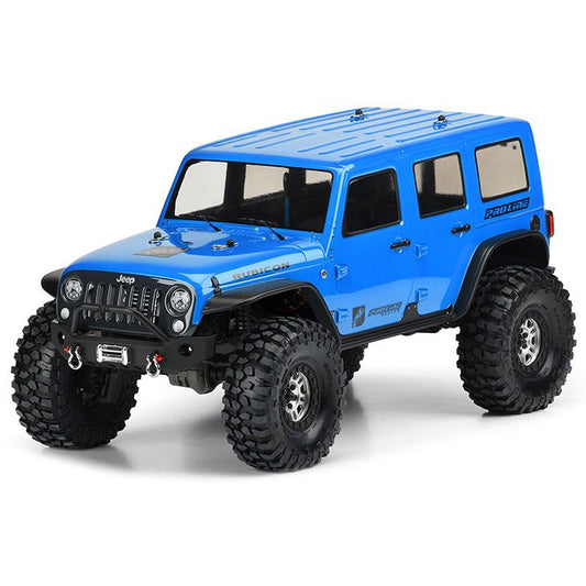 1/10 Jeep Wrangler Unlimited Rubicon Clr Body 12.8" WB TRX-4