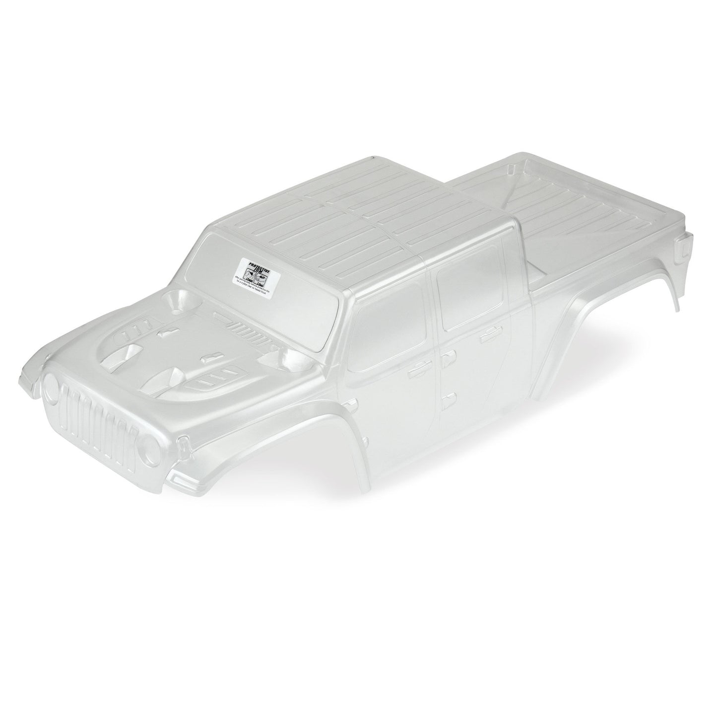 1/5 Pre-Cut Jeep Gladiator Rubicon Clear Body: X-MAXX