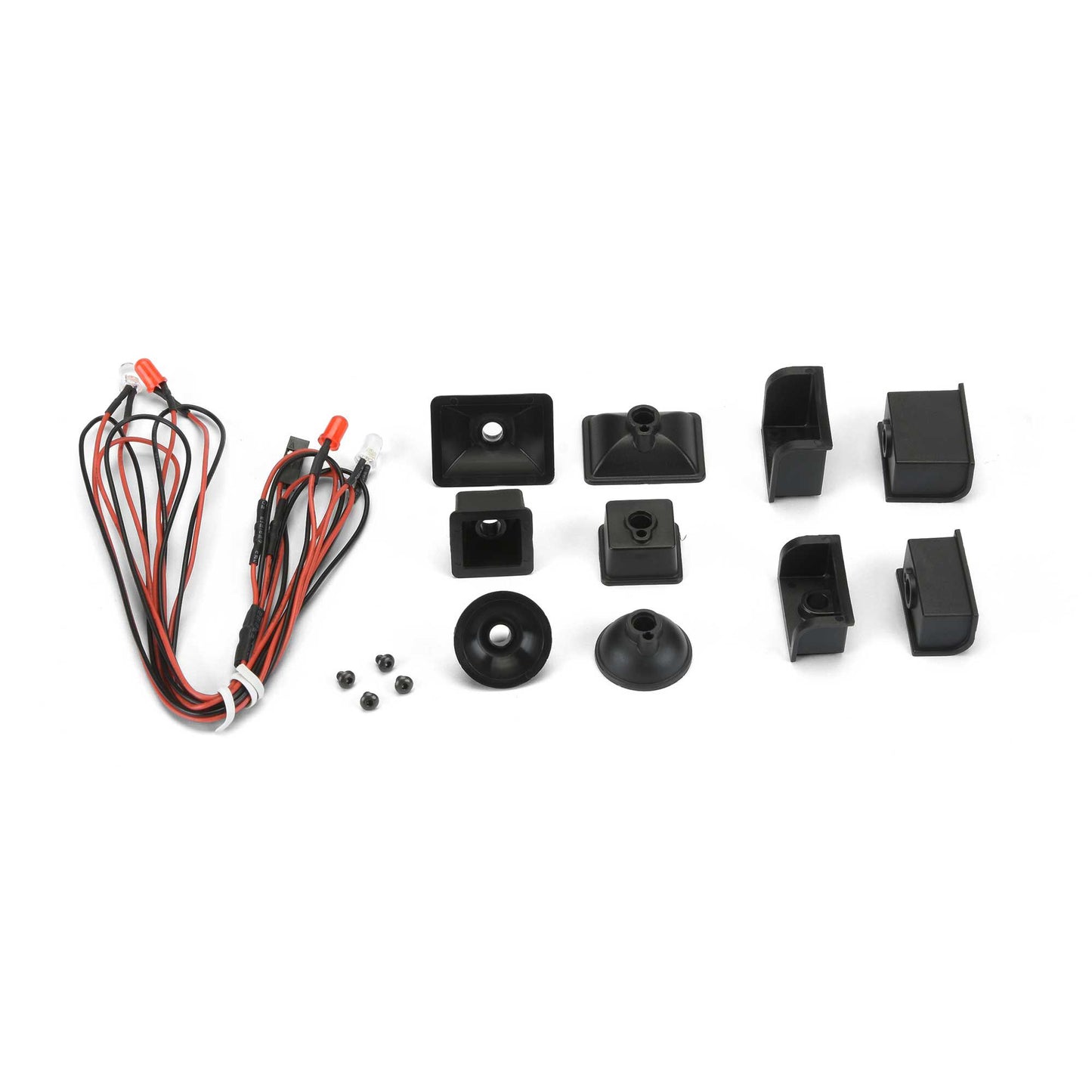 1/10 Universal LED Headlight & Tail Light Kit for Crawler Bo