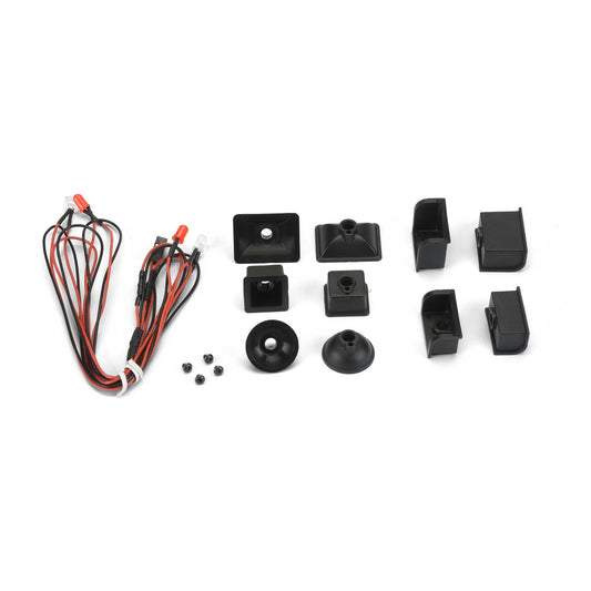 1/10 Universal LED Headlight & Tail Light Kit for Crawler Bo