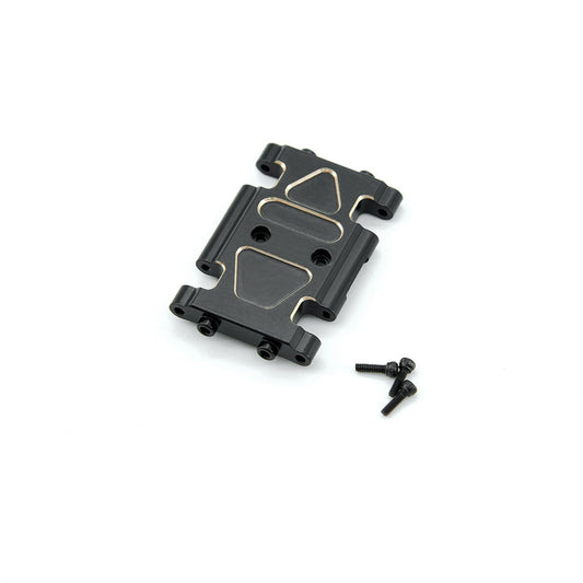 Centre Skid Plate Black Brass AX24