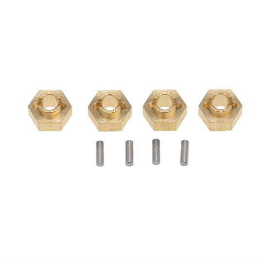 Wheel Hex Adapter 4pcs Brass