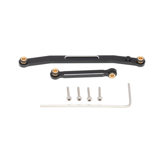 Steering Link Set Blk Alloy AX/SCX24