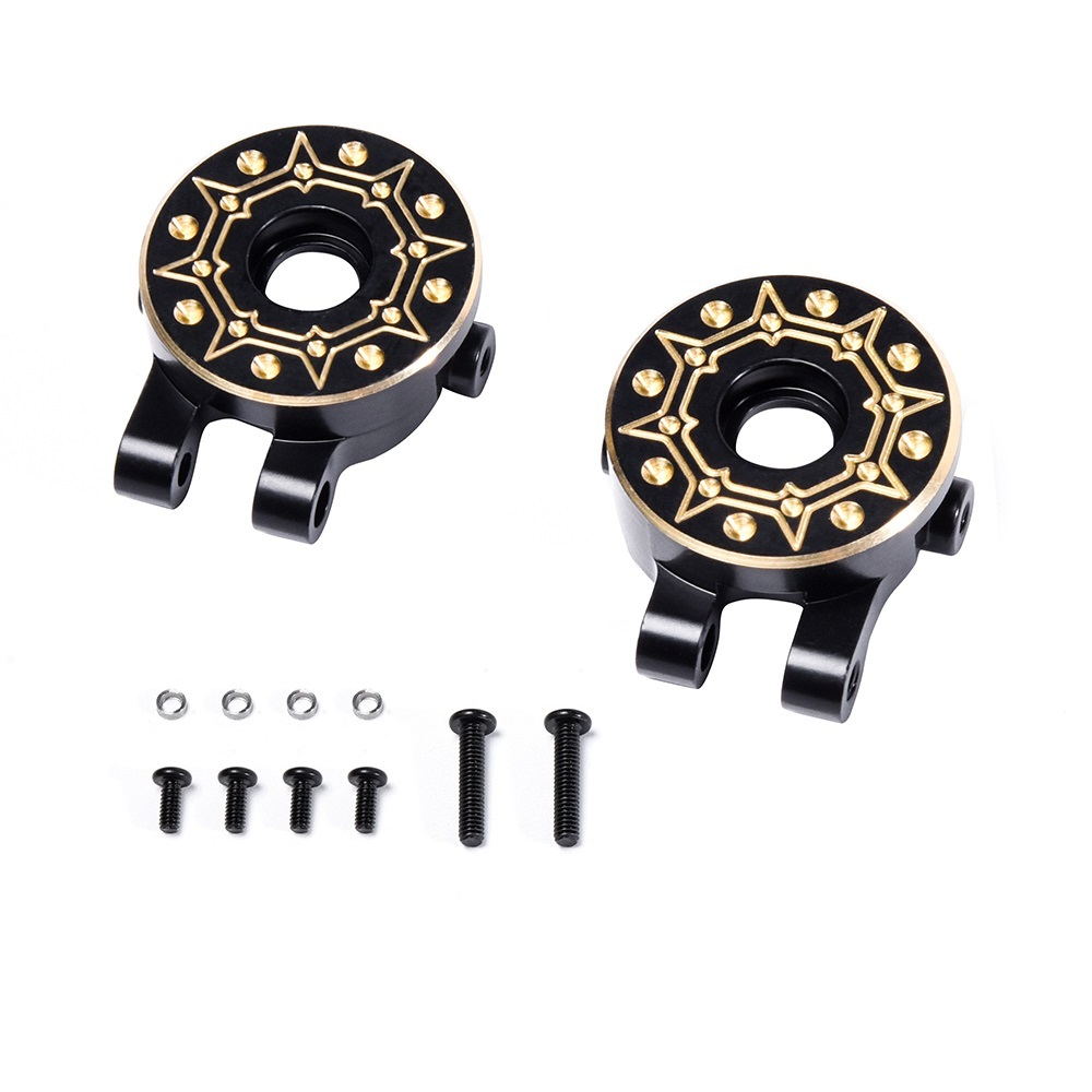 Steering Knuckles, Blk Brass Pr TRX-4M