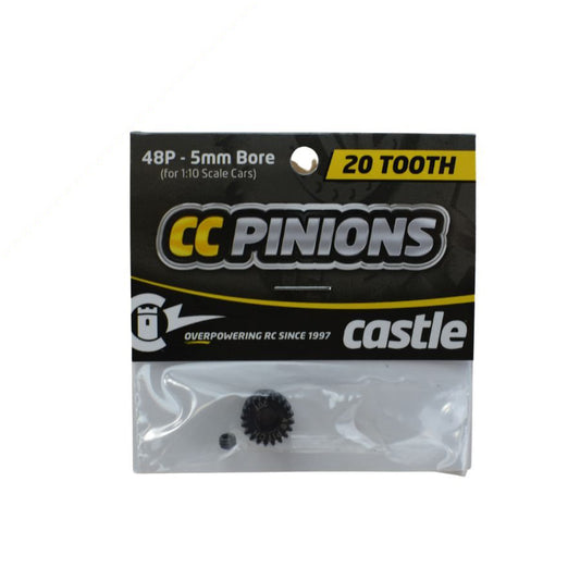 CC PINION 20T-48 PITCH 5MM BORE