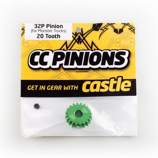 CC PINION (Aluminium) 20t - 32 Pitch 5mm shaft