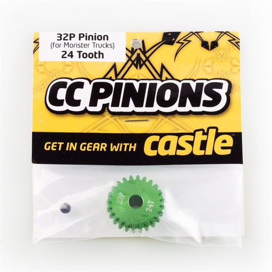 CC PINION (Aluminium) 24t - 32 Pitch 5mm shaft