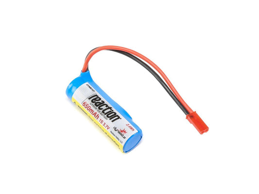 3.7V 650mAh 1S Li-Ion w/JST: PRB React 9