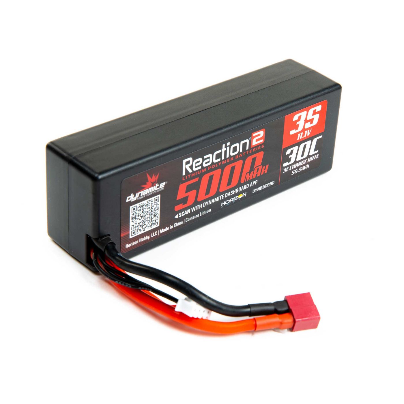 11.1V 5000mAh 3S 30C LiPo,Hardcase: Deans