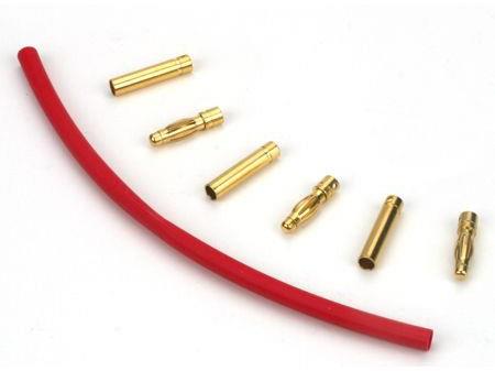 Gold Bullet Connector Set, 4mm (3)