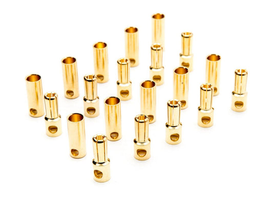 Gold Bullet Connector Set, 5.5mm (10)