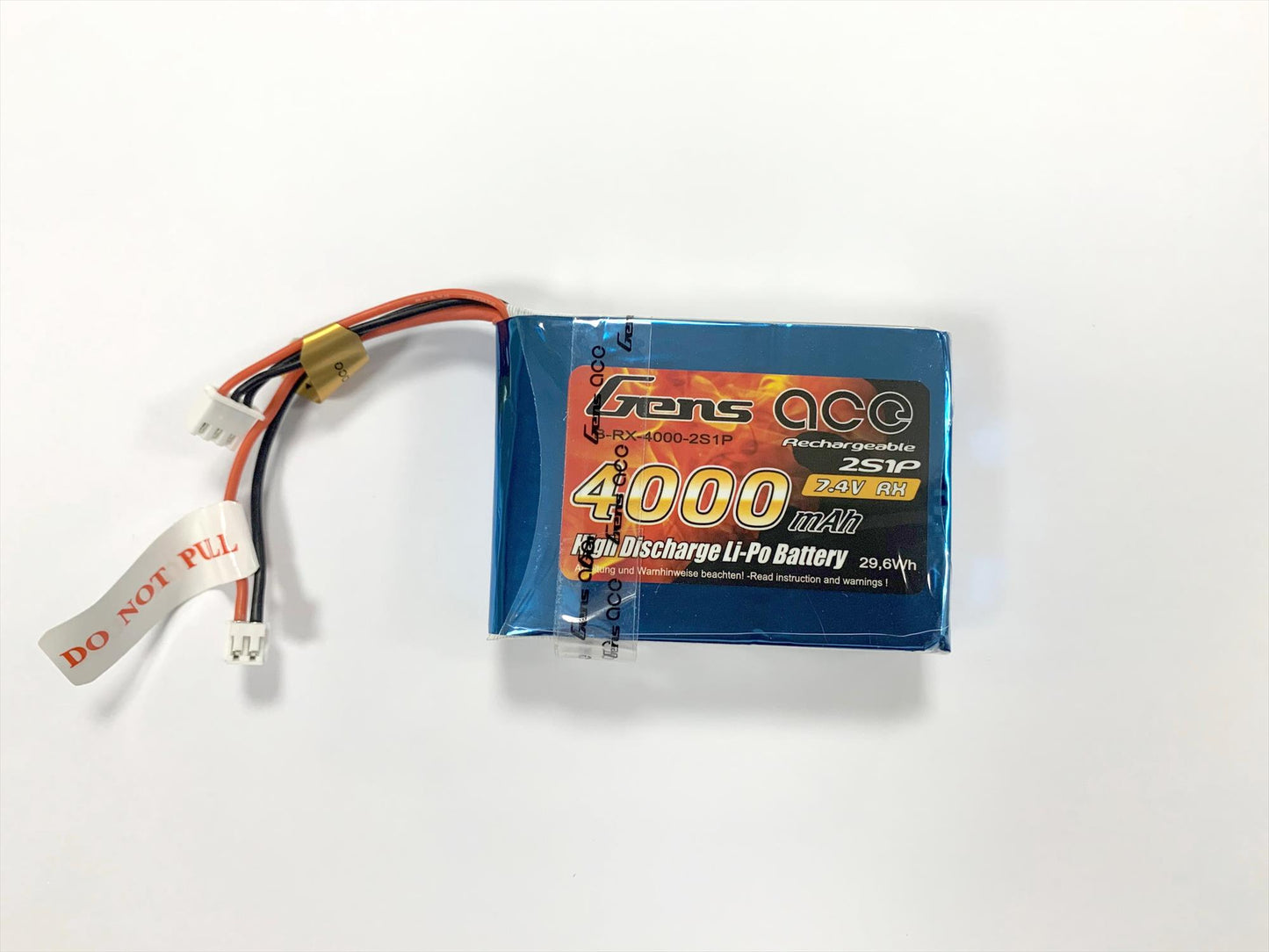 Li-Po 2S 7.4V 4000mAh Tx/Rx with JST-EHR