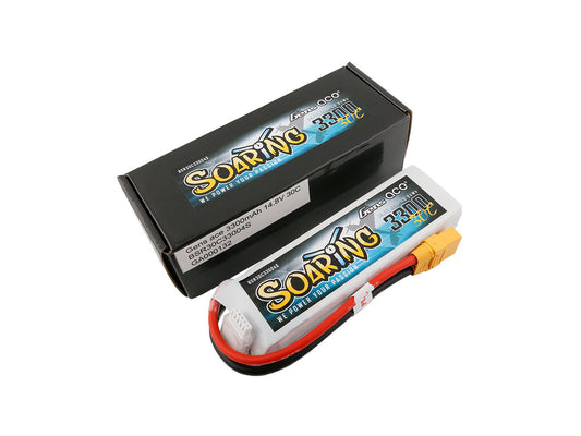 Li-Po 4S 14.8V 3300mAh 30C Soaring with XT90