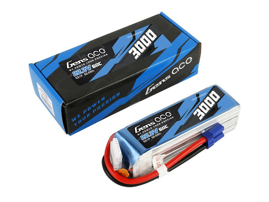 Li-Po 6S 22.V 3000mAh 60C with EC5