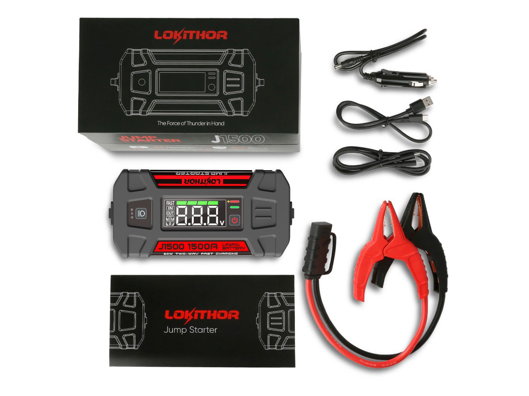 Lokithor 2500A 12V 46Wh Lithium Jump starter