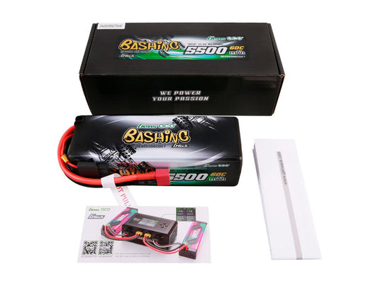 Li-Po Car Hard Case G-Tech 3S 11.1V 5500mAh 60C with T-Type