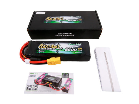 Li-Po Car G-Tech 3S 11.1V 6500mAh 60C Bashing with XT90