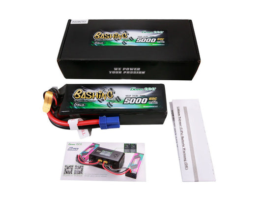 Li-Po Car G-Tech 4S 14.8V 5000mAh 60C Bashing with EC5