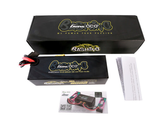 Li-Po Car G-Tech 4S2P 14.8V 8000mAh 100C Bashing with EC5