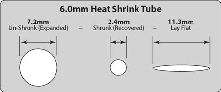 Heat Shrink (1m Red/1m Black) 6.0mm