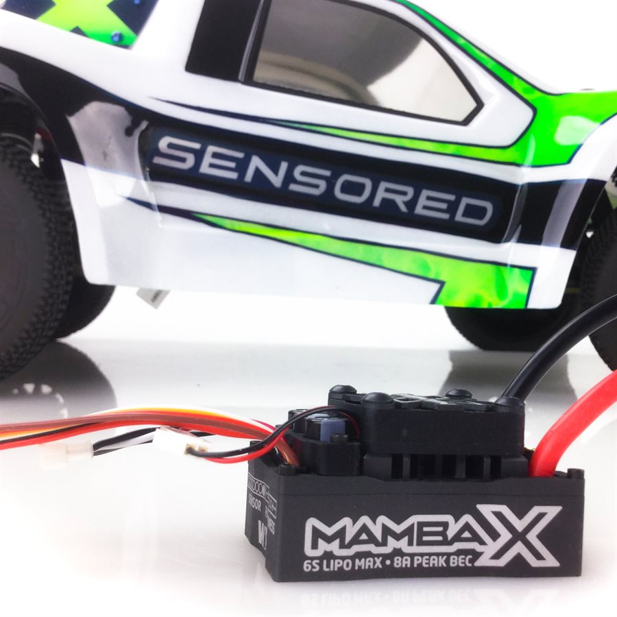 Mamba X,  Sensored, 25.2V WP Esc, 8A Peak Bec, Datalogging