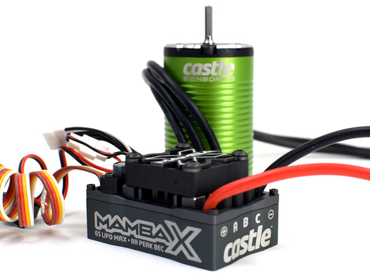 MAMBA X SCT,╢  SENSORED, 25.2V WP ESC w/1412-2100KV COMBO