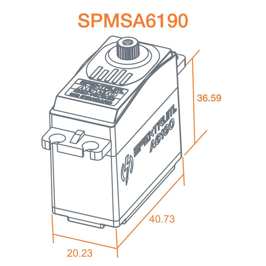 A6190 Standard Metal Gear HV Aircraft Servo