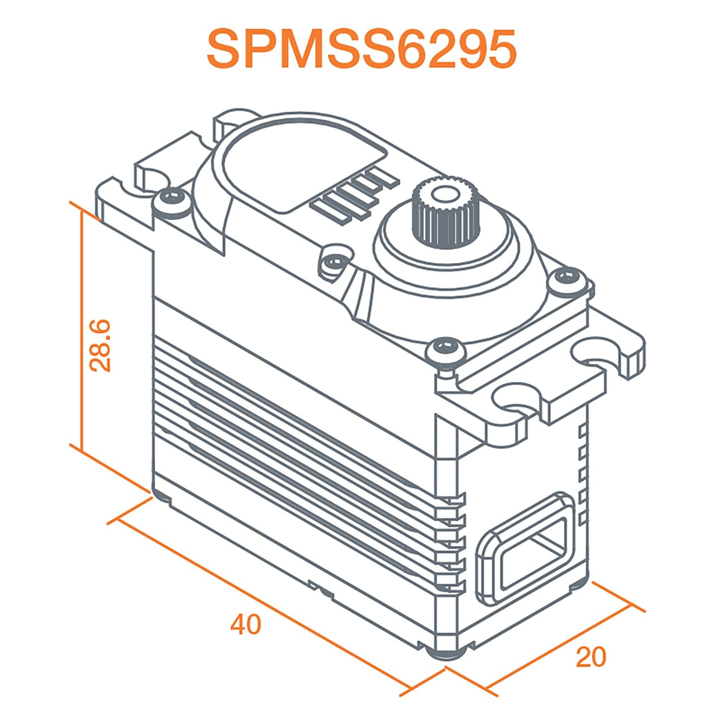 S6295 1/8 HV High Speed High Torque Brushless Metal Gear Ser