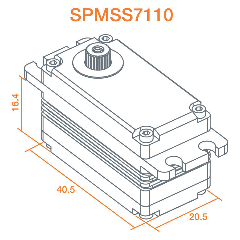 S7110 Servo Winch: 1/10 Rock Crawlers