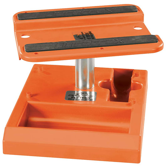 Pit Tech Deluxe Car Stand Orange