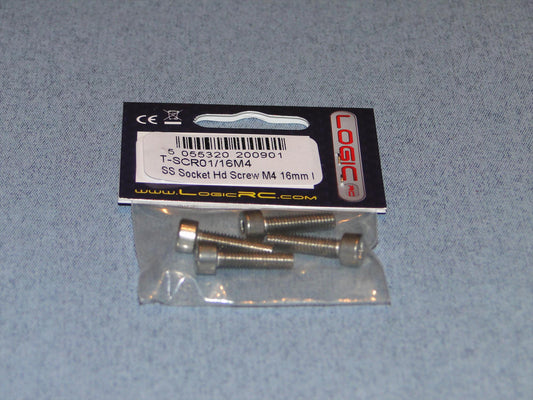 SS Socket Hd Screw M4 16mm Pk4