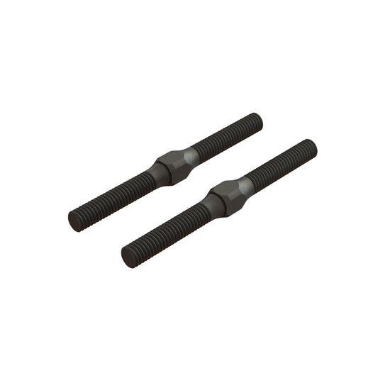 Steel Turnbuckle M4x48mm Black (2)