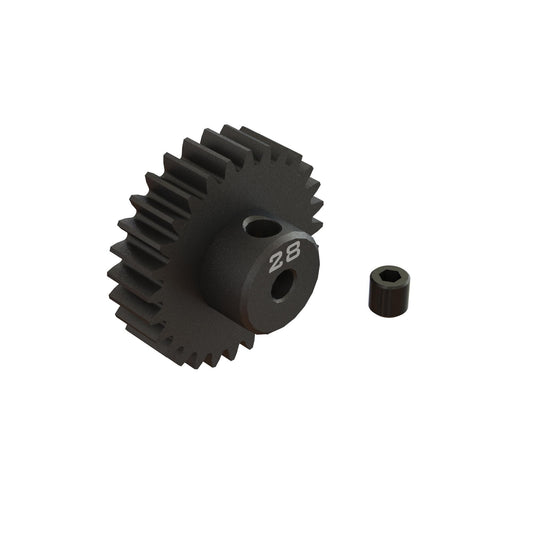 28T 0.8Mod 1/8" Bore CNC Steel Pinion Gear