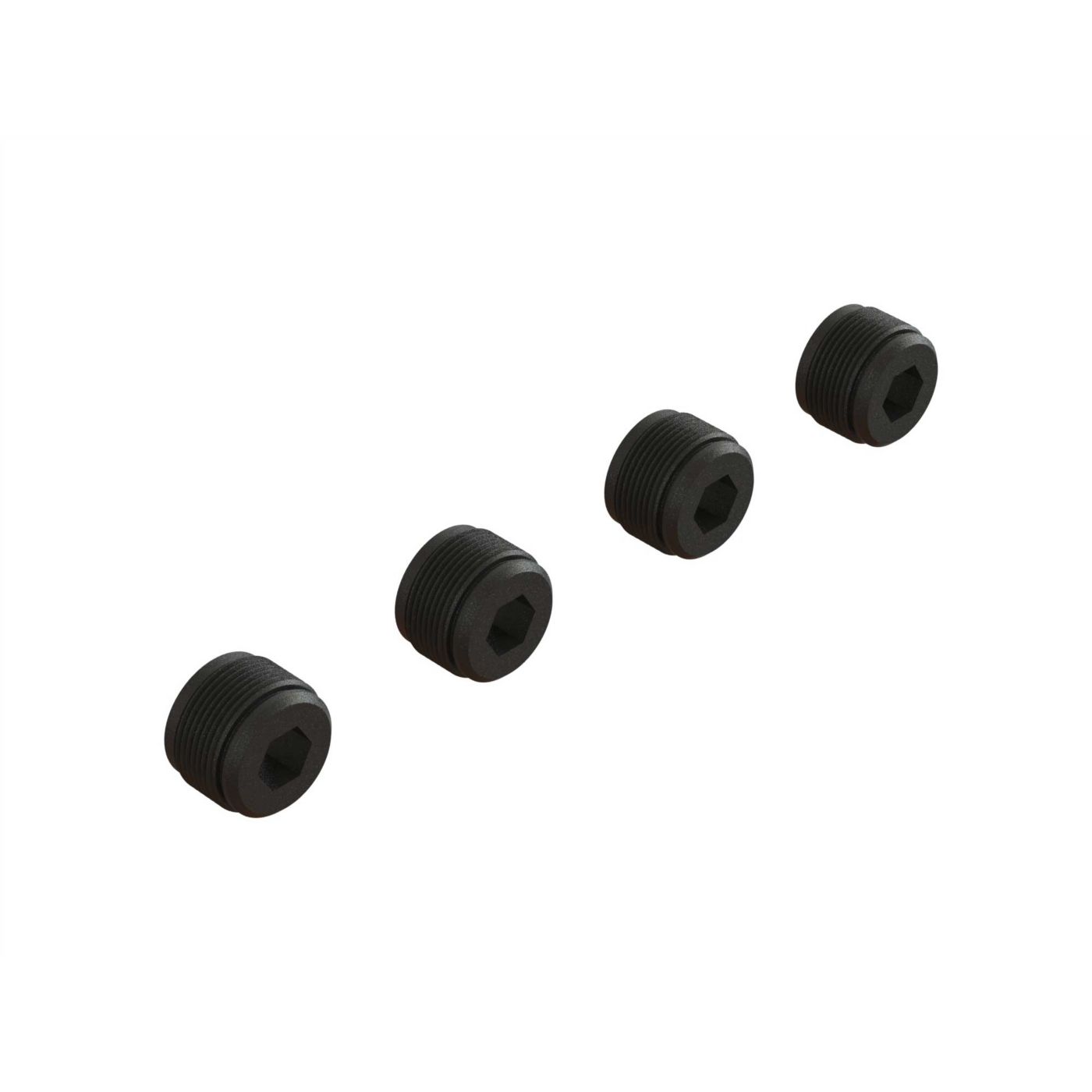 Hub Nut (black) (4)